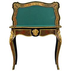 19th Century French Louis XV Style Richly Ormolu Mounted Boulle Game Table