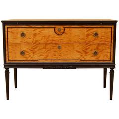 Antique Biedermeier Revival Chest with Drink Trays, circa 1920