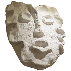 Plastered Face Sculpture, circa 1960