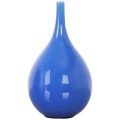 Carl Harry Stalhane Elegant Blue Drop Vase