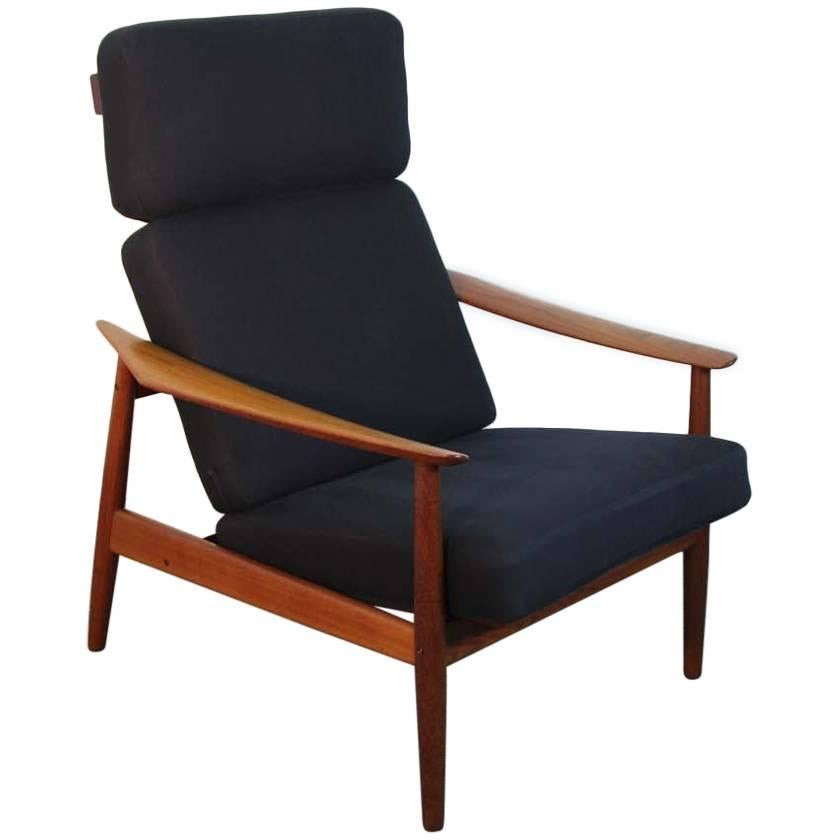 Arne Vodder FD-164 Reclining Lounge Chair, France and Son For Sale