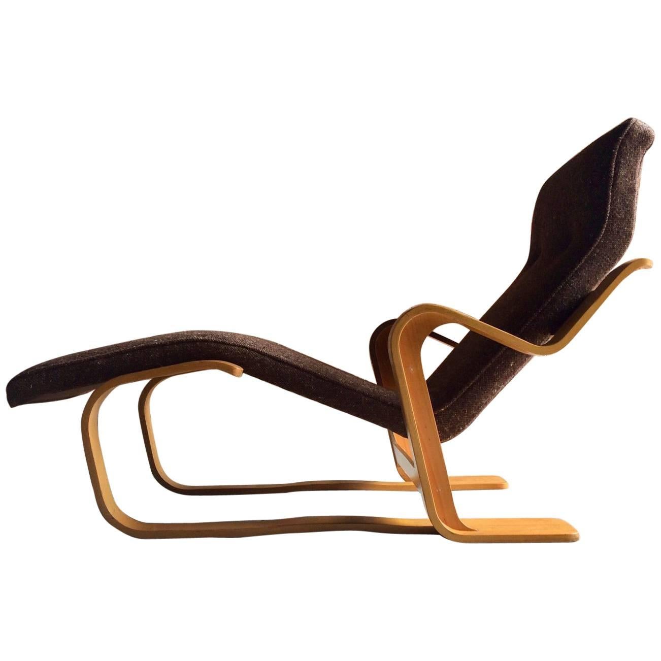 Marcel Breuer Long Chair Chaise Longue, Mid-Century, 1970s, Bauhaus
