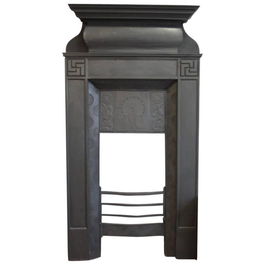 Thomas Elsley, an Aesthetic Movement Cast Iron Fireplace For Sale