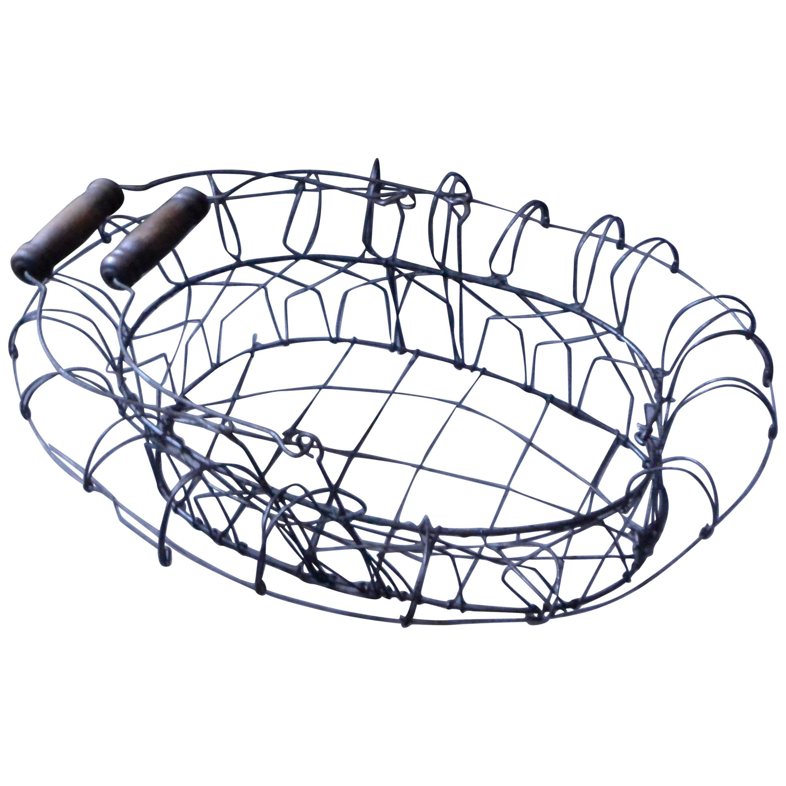 Continental Wire Basket For Sale