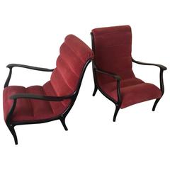 Mitzi Lounge Chairs by Ezio Longhi for Elam 6