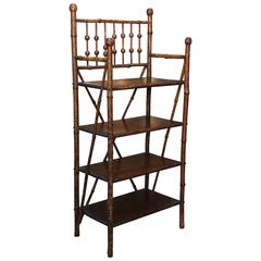 19th Century English Bamboo Bookstand 6