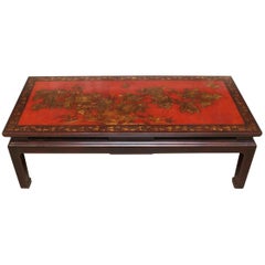 French Chinoiserie Style Cocktail Table in Lacquer