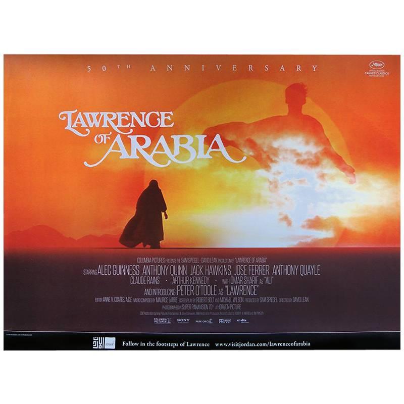 "Lawrence of Arabia" Film Poster, 2012, 50th Anniversary For Sale