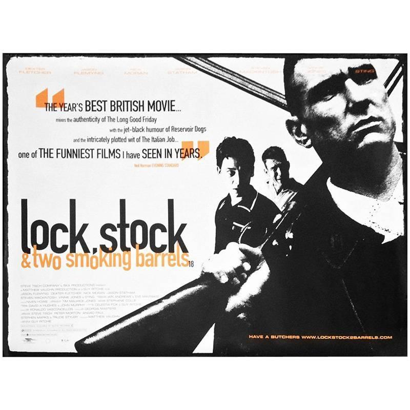 Stock and Two Smoking Barrels 24x16inch Movie Silk Poster Hot Lock