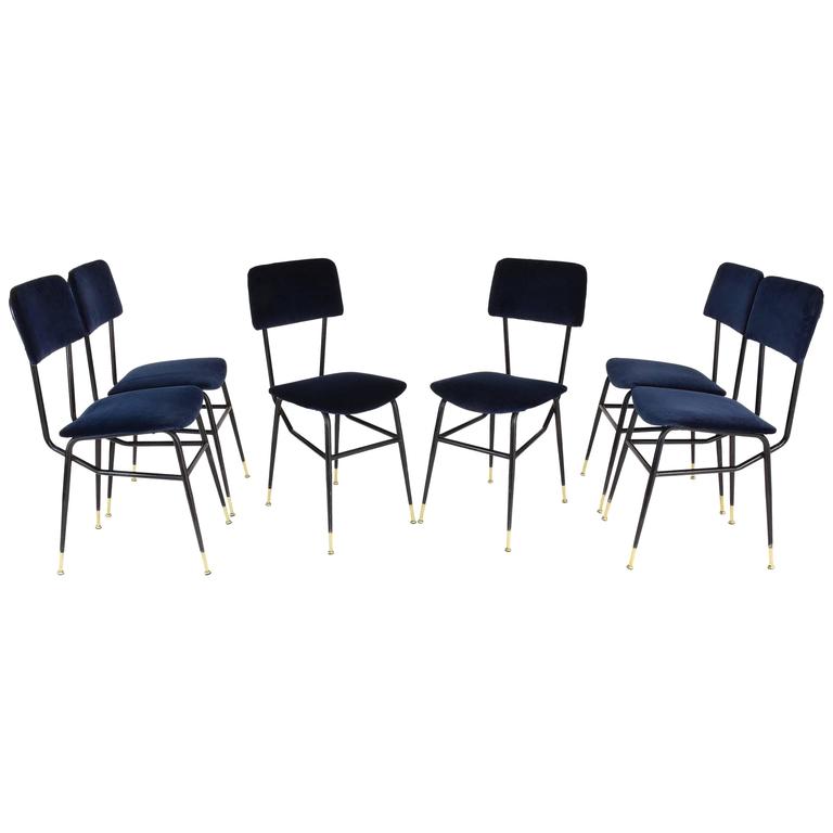 Italian Vintage Mid Century Dining Chairs By Studio Bbpr 1950 S Italian Vintage Mid Century Dining Chairs By Studio Bbpr 1950 S Set Of 6