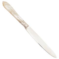 Vintage Silver and Mother-of-Pearl Paper Knife, London, 1933