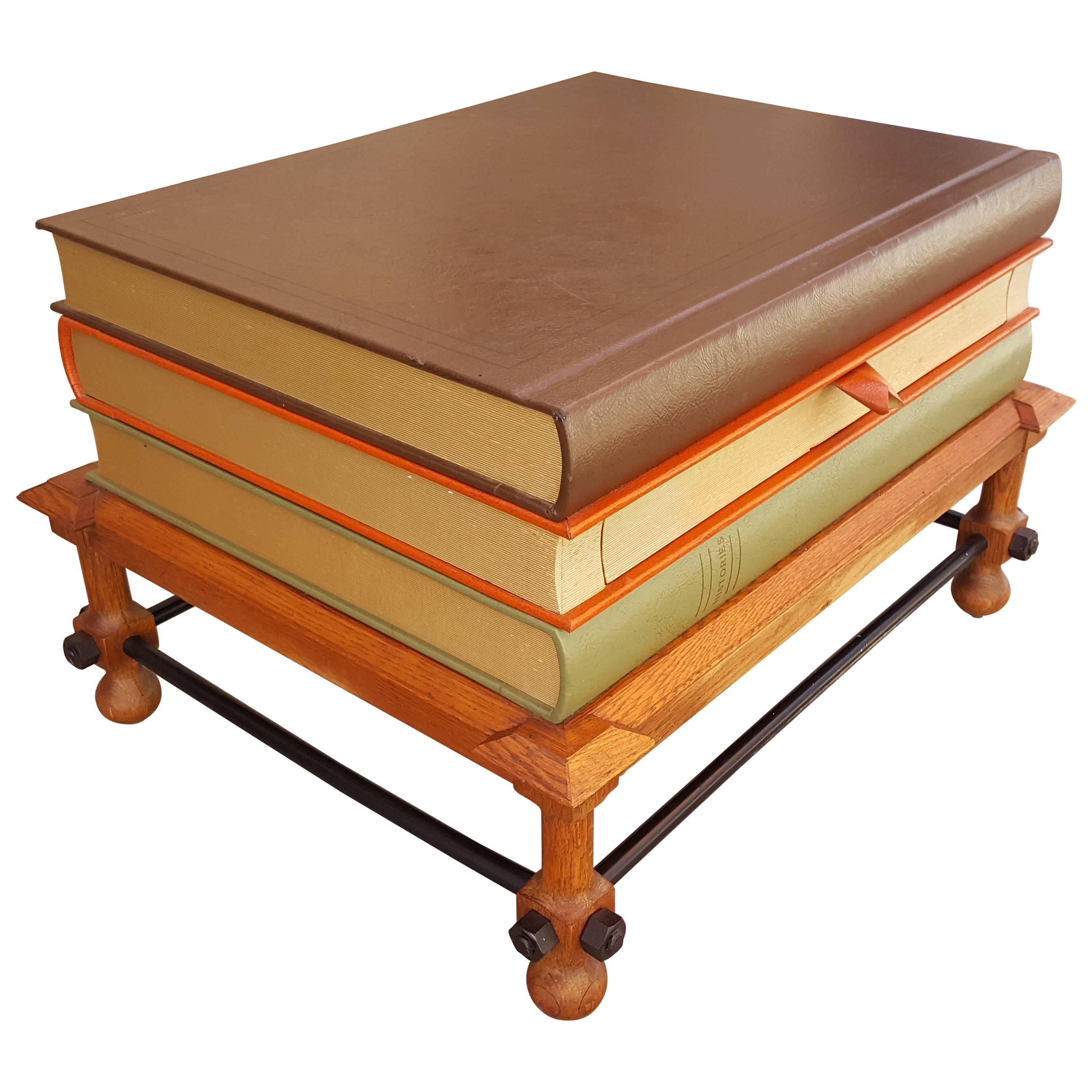 John Dickinson Stacked Books End Table