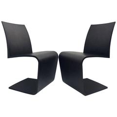 Contemporary Pair of Bentwood "Z" Chairs by Roche Bobois 8