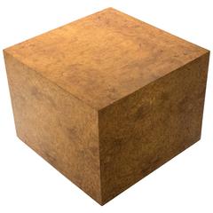 Large Burled Wood Side Table