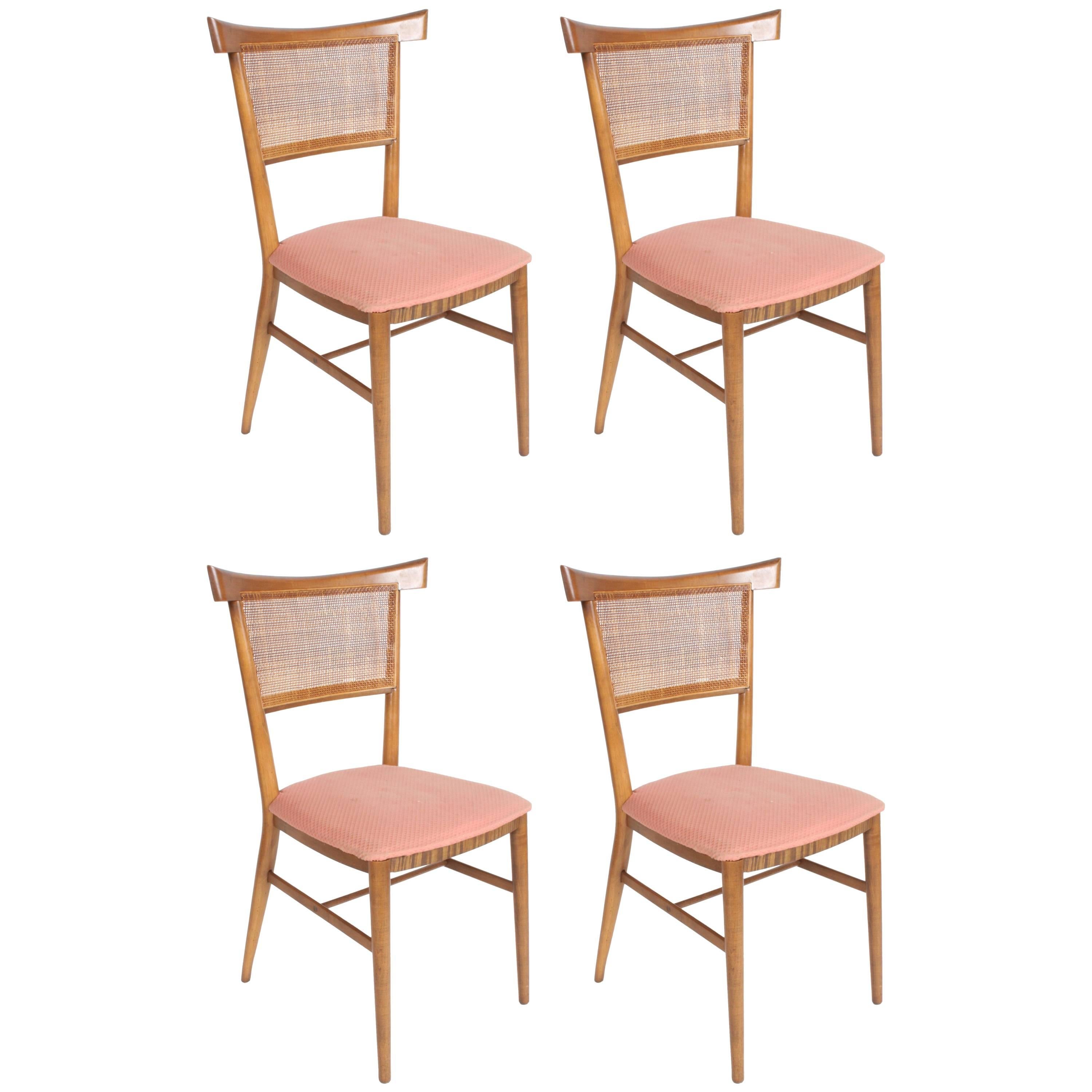 Set of Four Paul McCobb for Winchendon Bow Tie Dining Chairs 