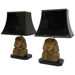Pair of Brass Table Lamps 1