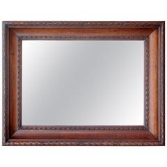 Carved Oak Mirror 12