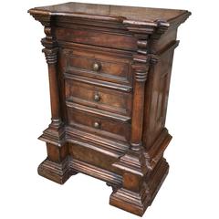 Antique Italian Baroque Walnut Credenza