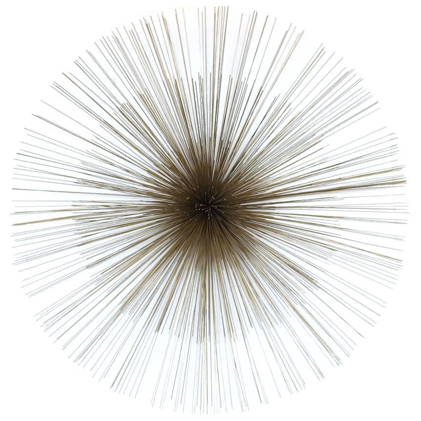 Large Midcentury Pom Pom Wall Sculpture by Curtis Jere