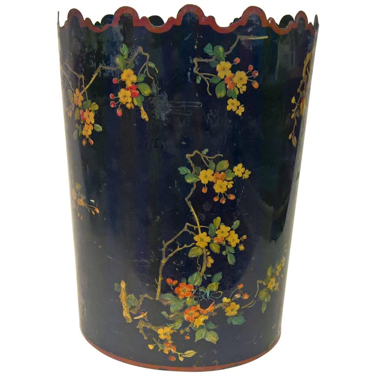 19th Century French Provincial Wastepaper Basket at 1stDibs