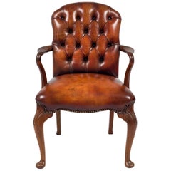 Antique English Shepherd's Crook Armchair