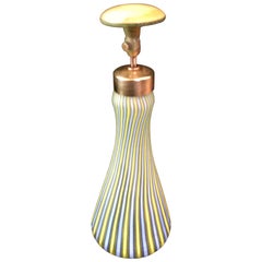 Vintage Italian Murano Glass Perfume Bottle / Atomizer
