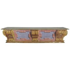 19th Century Italian Painted Neoclassical Style Bench