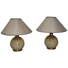 Pair of Table Lamps La Murrina Murano Art Glass, 1970 4
