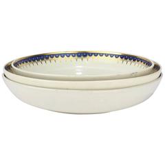 Set of Three Early 19th Century Wedgwood Creamware Pattern No. 892 Serving Bowls 4