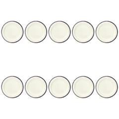 Set of Ten Early 19th Century Wedgwood Creamware Pattern No. 892 Dinner Plates 7