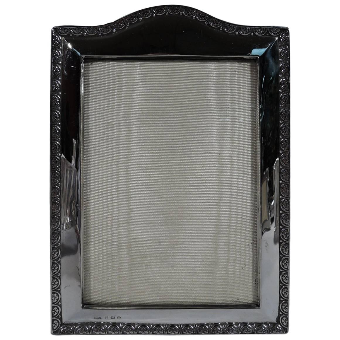 Antique English Sterling Silver Picture Frame