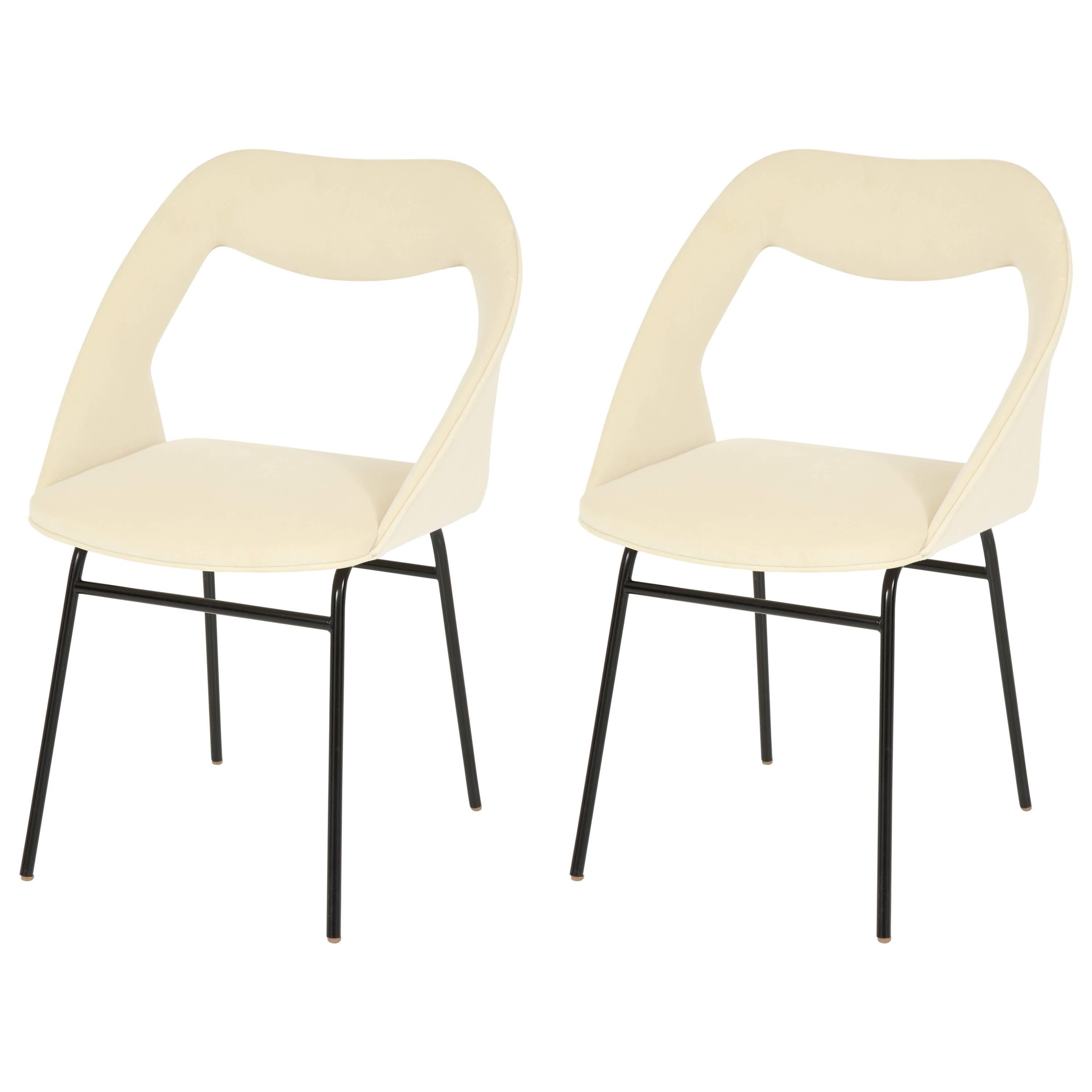 Pair of Louis Paolozzi Side Chairs For Sale
