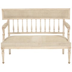 A Painted Swedish Settee 12