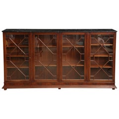 Antique English Mahogany Bookcase