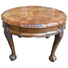 Quality Antique Burr Walnut Coffee Table