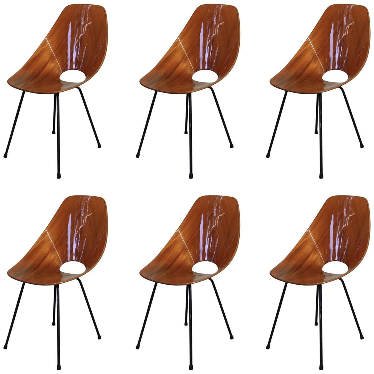 Set of 6 Medea Chairs by Vittorio Nobili