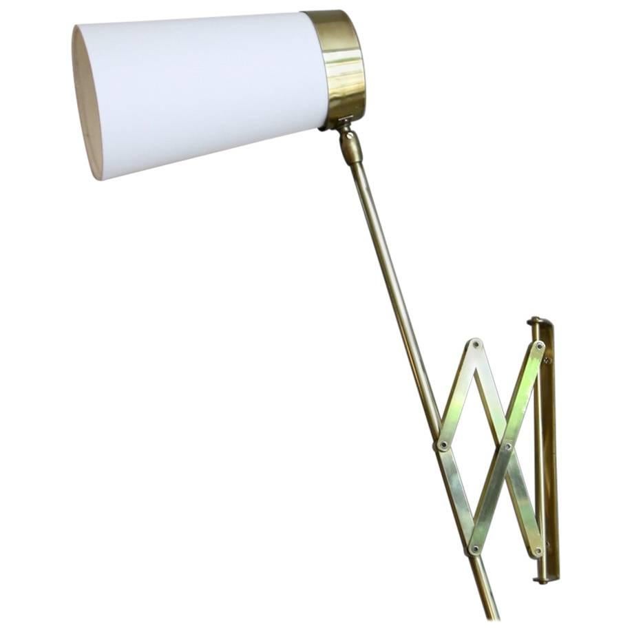 Vintage Danish 1950s Concertina Wall Light 4 at 1stDibs