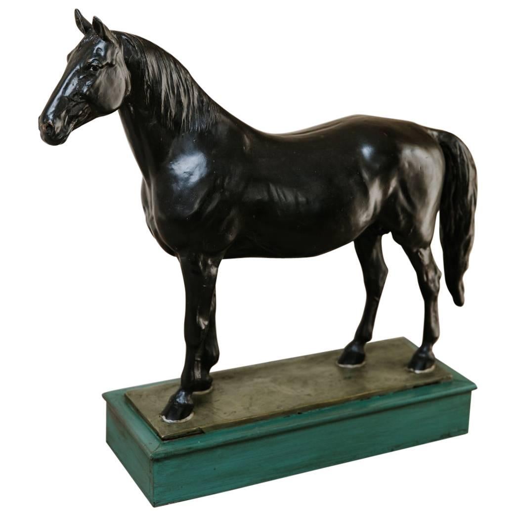 Early 20th Century Plaster Horse