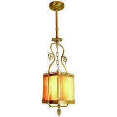 Victorian Gas Hall Harp Fixture