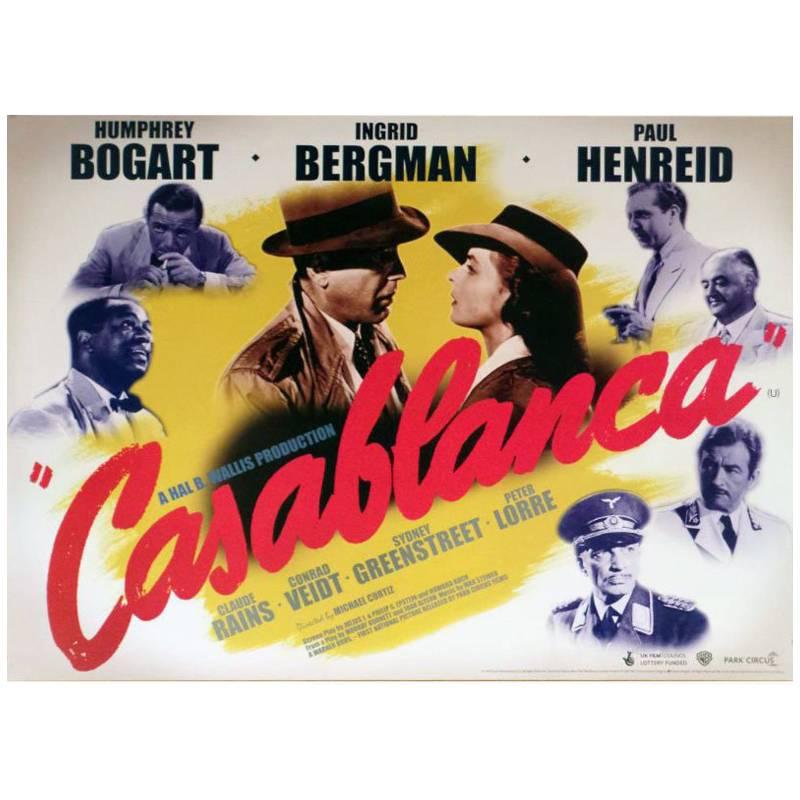 "Casablanca" Film Poster, 2007 For Sale