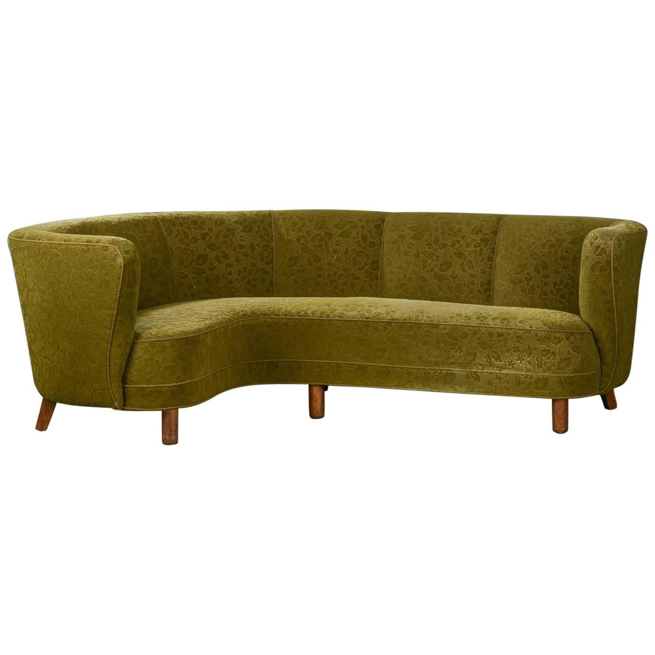 Danish Modern Corner Sofa