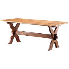 Danish Country Trestle Table