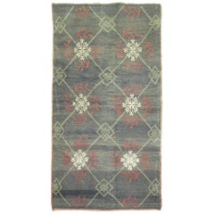 Zabihi Kollektion Vintage Türkischer Konya Kleiner Vintage-Teppich