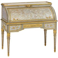 Roll Top Desk "Secrétaire Marie-Antoinette"