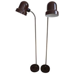 Pair of 1960s Adjustable Floor Lamps