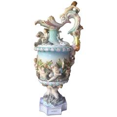 20th Century Antique Porcelain Ewer
