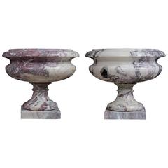 Vintage Italian Marble Vase in Neoclassical Style