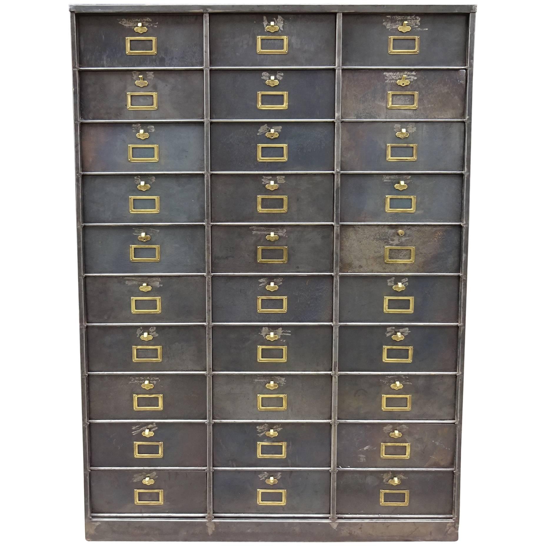 Late 19th Century Antique French Filing Cabinet