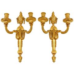 Louis Seize Sconces in the Style of Jean-Charles Delafosse, Paris, circa 1770 6