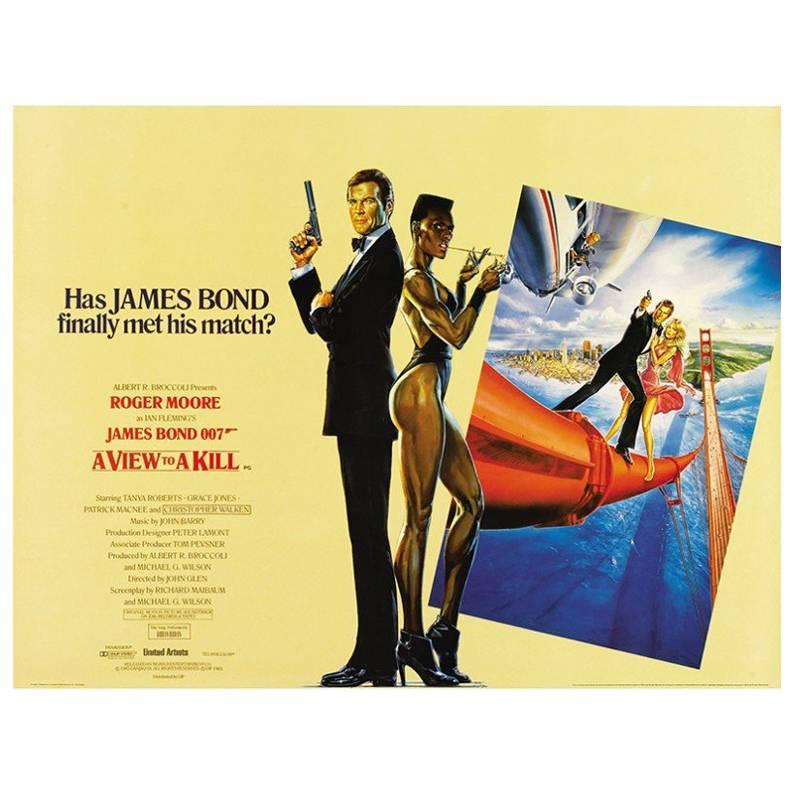 "A View To A Kill" Film Poster, 1985 For Sale
